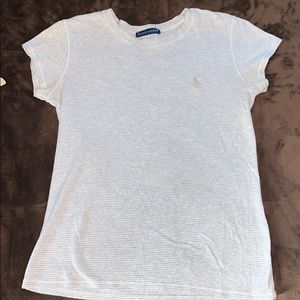 Polo white striped shirt